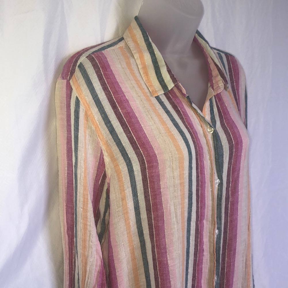 Rails Avila Textured Stripe Buttondown - image 8